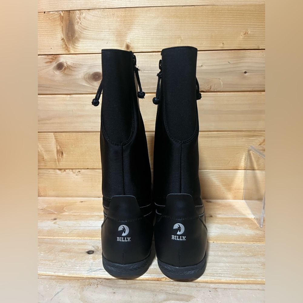 New BillyFootwear Dual Zipper High Rain Boots - Black - Multiple sizes - Picture 4 of 13